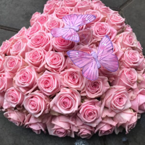 Roze hart