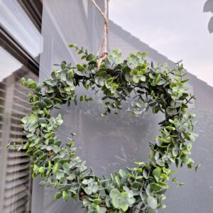 Hartkrans met kunst Eucalyptus
