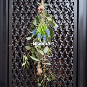 DIY blauwe druif toef