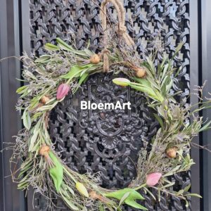 DIY pakket met Tijm Olijf en zijde tulpen