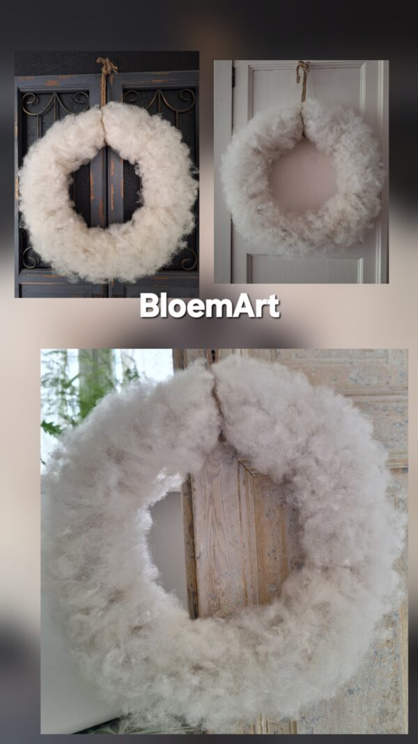 Wol krans DIY pakket